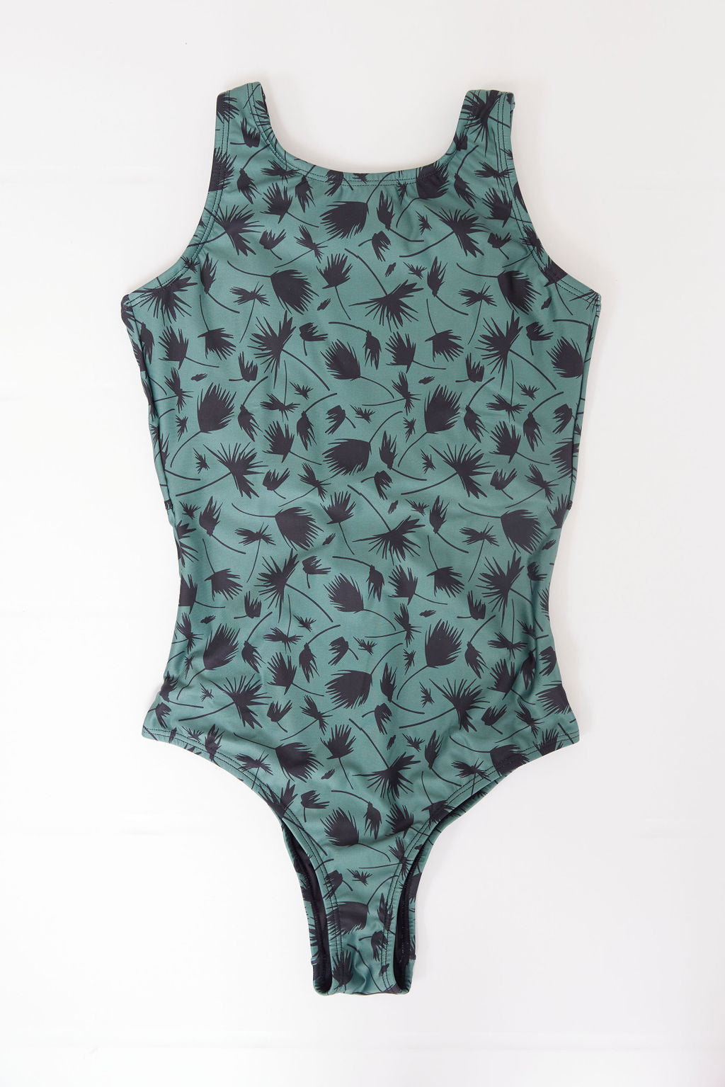 Resme Ebby One-Piece Swimsuit Sage Palm Print