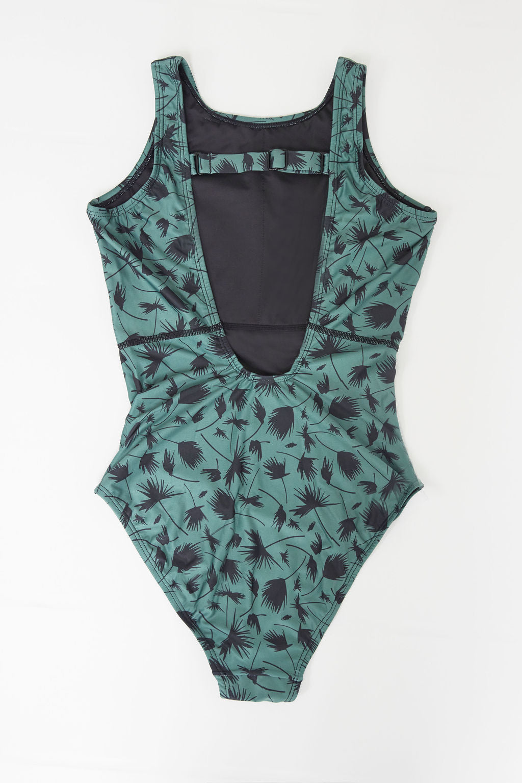 Resme Ebby One-Piece Swimsuit Sage Palm Print