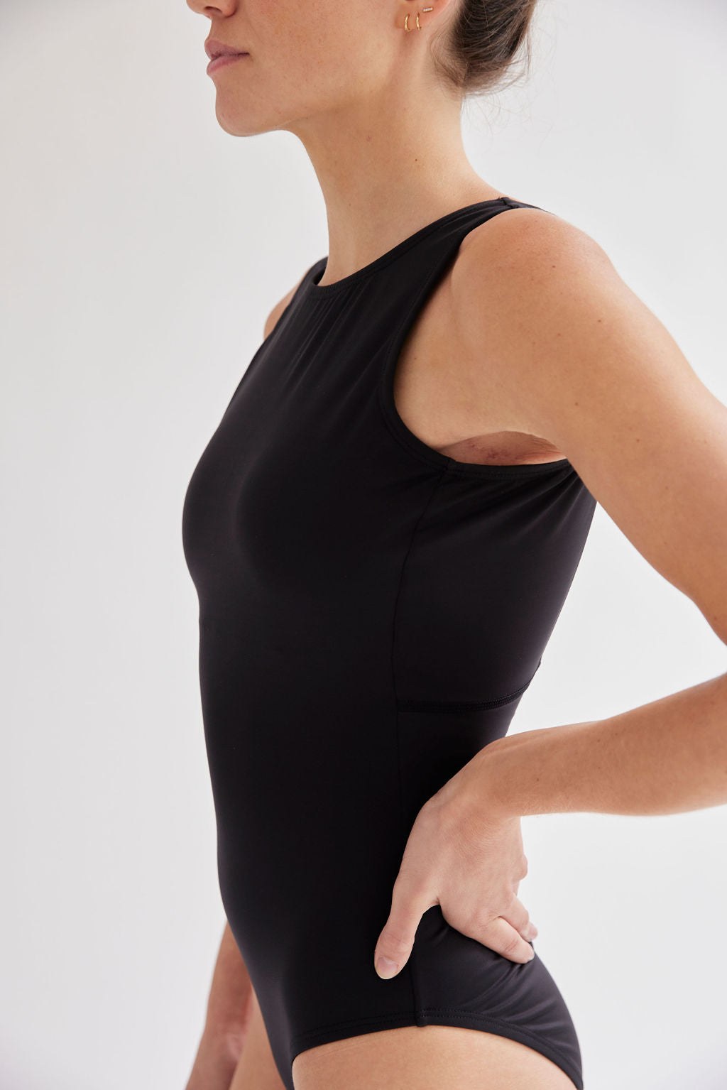 Resme Ebby One-Piece Swimsuit in Solid Black
